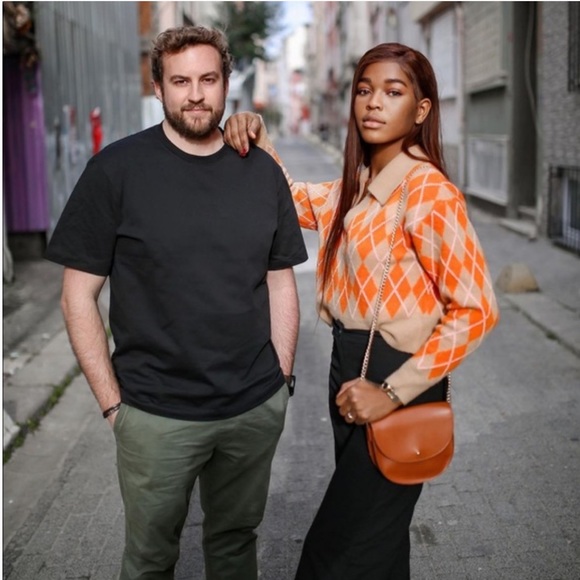 Zara Knit Argyle Sweater - Picture 6 of 16